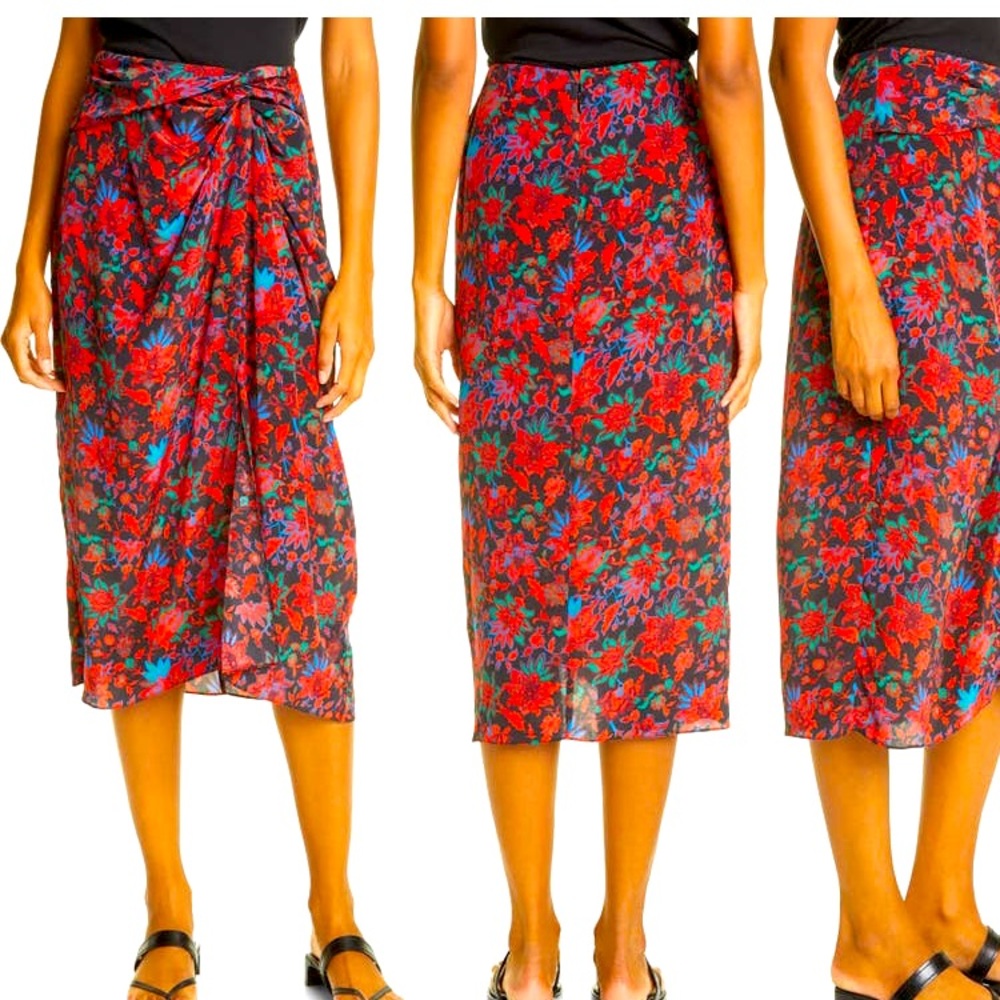 Rag & Bone Amber Silk Skirt